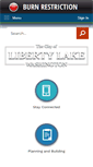 Mobile Screenshot of libertylakewa.gov